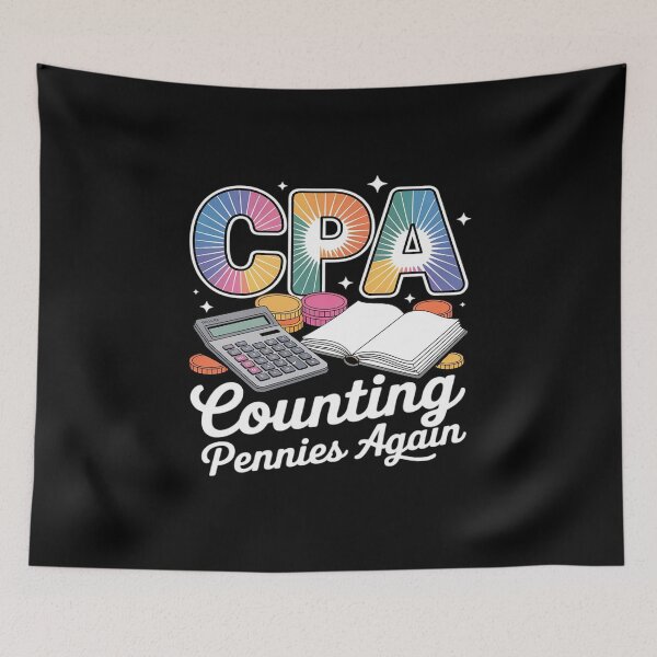 Item preview, CPA Counting Pennies Again Certified Public Accountant designed and sold by Idarmotar.