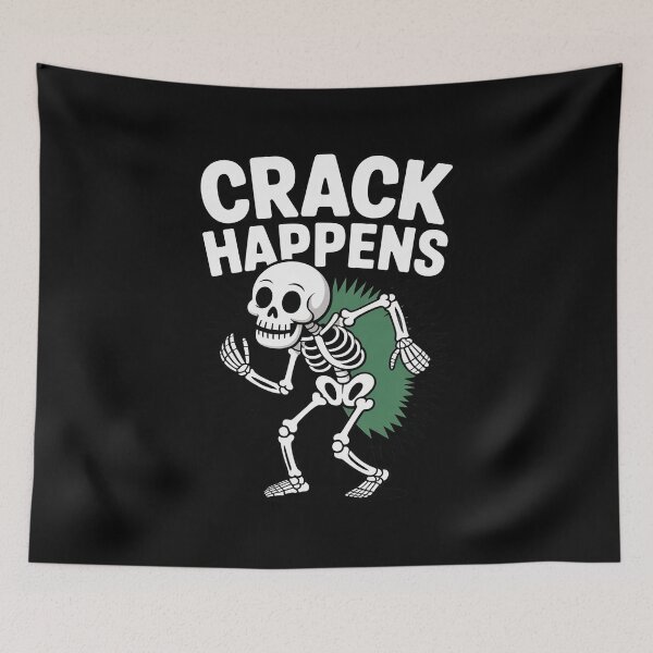 Item preview, Crack Happens Osteopath Spine Halloween designed and sold by Idarmotar.