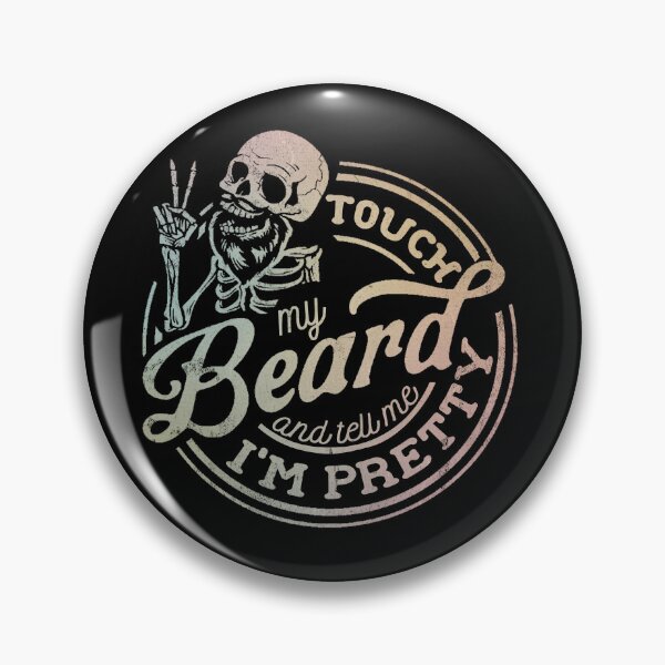 Item preview, Funny Skeleton Beard T-Shirt – Touch My Beard Design designed and sold by LashondaGreen89.