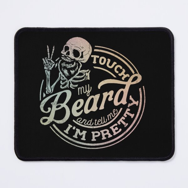 Item preview, Funny Skeleton Beard T-Shirt – Touch My Beard Design designed and sold by LashondaGreen89.