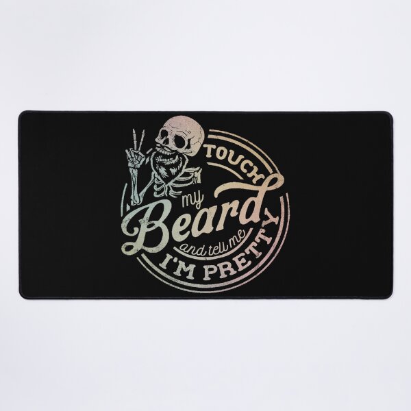 Item preview, Funny Skeleton Beard T-Shirt – Touch My Beard Design designed and sold by LashondaGreen89.