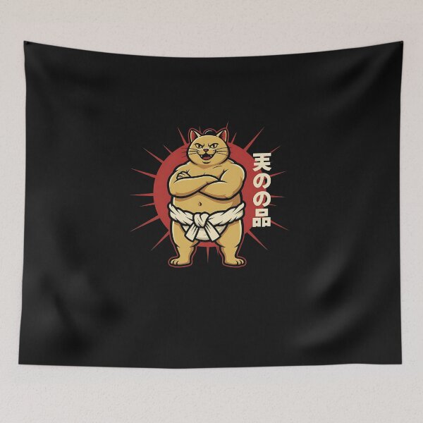 Item preview, Sumo Wrestling Cat For A Japanese Sumo Wrestler  designed and sold by MOHITSALVI.