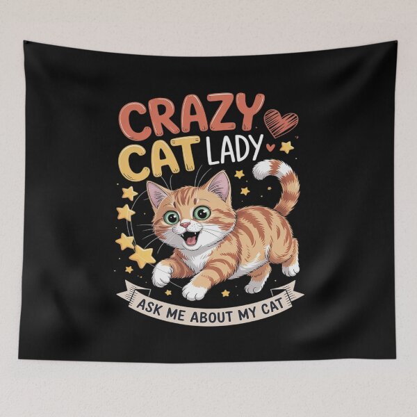 Item preview, Crazy Cat,Love,Crazy Cat Lady Ask Me About My Cat Cat,Friend designed and sold by Idarmotar.