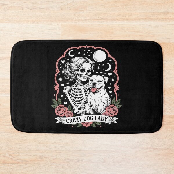 Item preview, Crazy Dog Lady Tarot Card Gothic Skeleton Dog Lover designed and sold by Idarmotar.