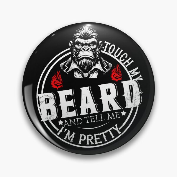 Item preview, Gorilla Beard T-Shirt – Funny Touch My Beard Design designed and sold by LashondaGreen89.