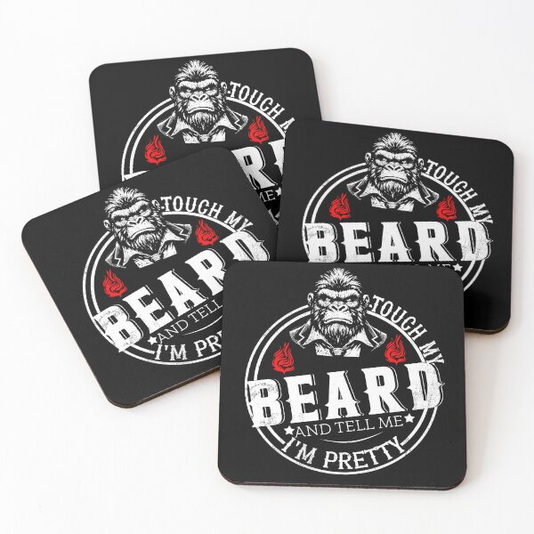 Item preview, Gorilla Beard T-Shirt – Funny Touch My Beard Design designed and sold by LashondaGreen89.