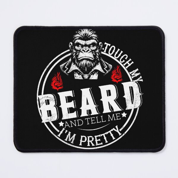 Item preview, Gorilla Beard T-Shirt – Funny Touch My Beard Design designed and sold by LashondaGreen89.