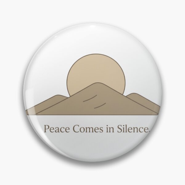 Item preview, Peace Comes in Silence — Minimal Zen Nature Quote Art designed and sold by Happyfreedom.