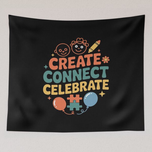 Item preview, Create, Connect, Celebrate Daycare for Little Learners designed and sold by Idarmotar.