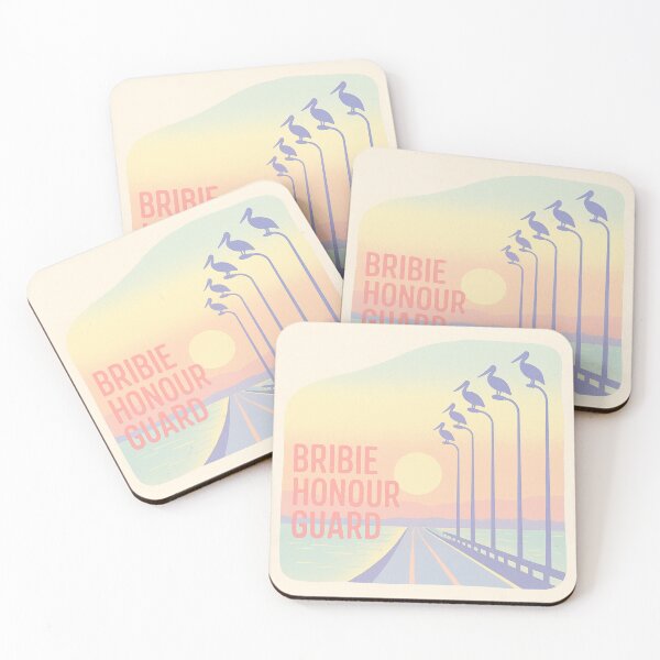 Item preview, Bribie Honour Guard – Sunset Pastel Edition designed and sold by QuEdObApparel.