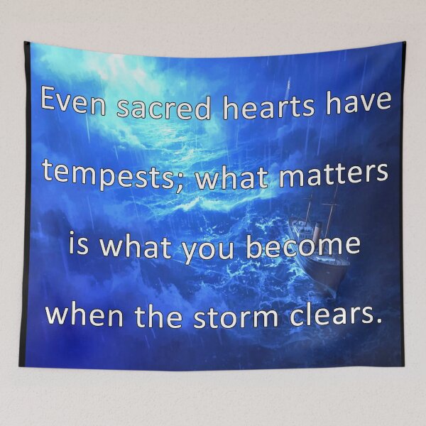 Item preview, Even sacred hearts have tempests designed and sold by vagar.