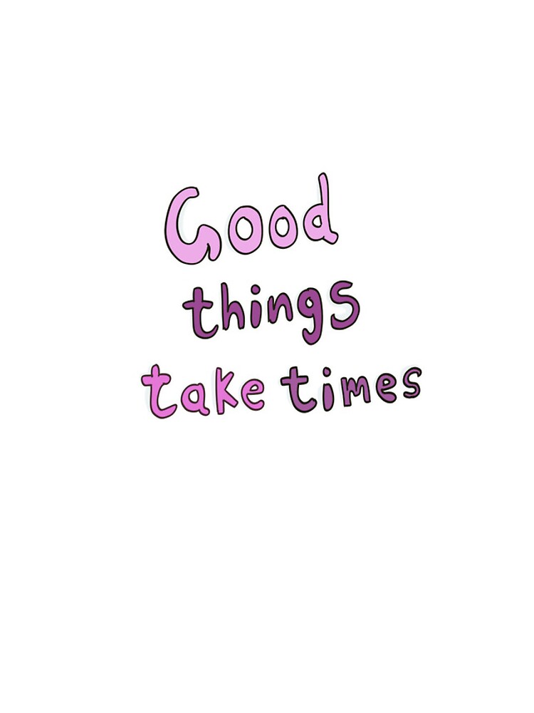 Thumbnail 4 of 4, iPhone Case, Good things take time design  designed and sold by Yooashop.