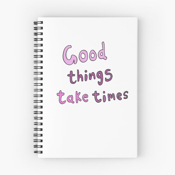 Item preview, Good things take time design  designed and sold by Yooashop.