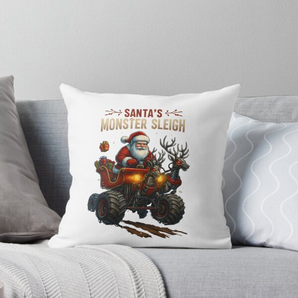 Item preview, Santa's Monster Sleigh | Christmas Monster Truck Extreme Holiday Art designed and sold by Sitred123.
