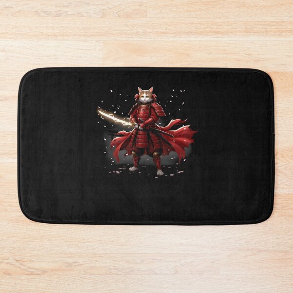 Item preview, Tabby Cat Samurai Japanese Sumi-E Ink Painting Ronin  designed and sold by TalalosART.