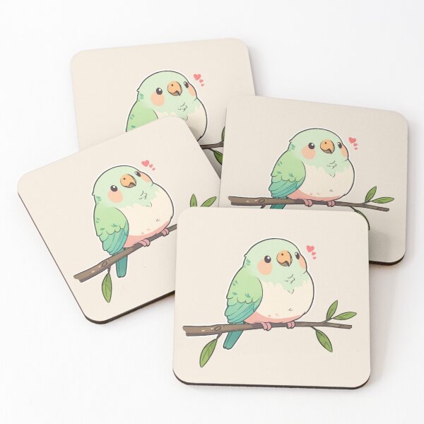 Item preview, Copy of  Fluffy Parrot Friend – Cute Bird Sticker Design designed and sold by Wildtastic .