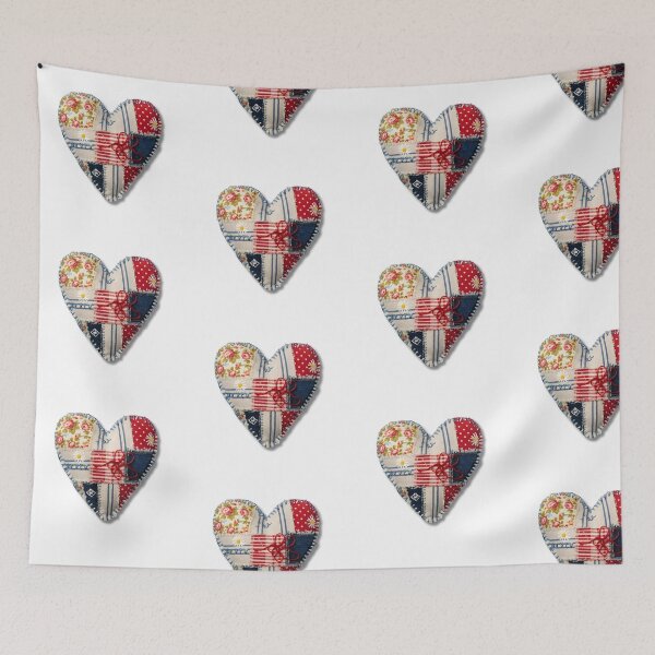 Item preview, AN EMBROIDERED CLOTH HEART designed and sold by infinitearte.