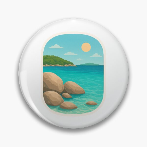 Item preview, Similan Islands – clear turquoise sea and rocks designed and sold by One2T.