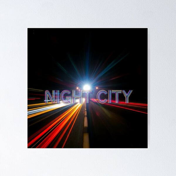 Item preview, Night City Synthwave Dream designed and sold by Abeshinobi.