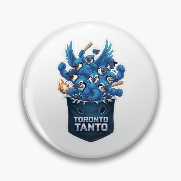 Item preview, Aggressive Blue Jays Team Rushing Out of Pocket – Toony 8K Battle Bird Art for True Fans designed and sold by Gurjeetpixelart.