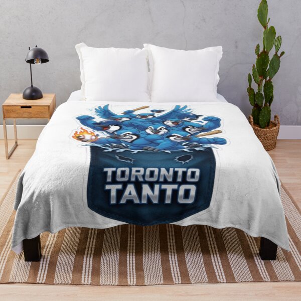 Item preview, Aggressive Blue Jays Team Rushing Out of Pocket – Toony 8K Battle Bird Art for True Fans designed and sold by Gurjeetpixelart.