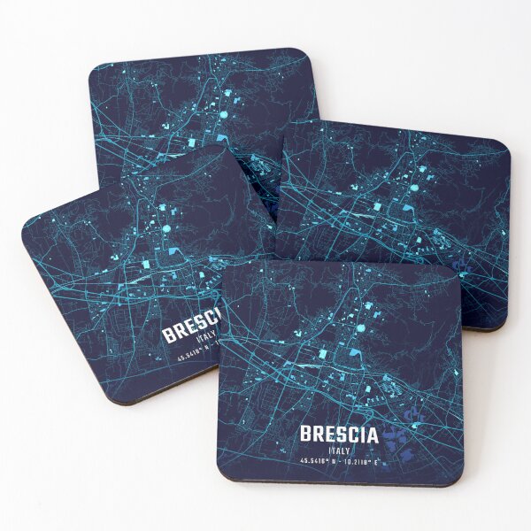 Item preview, Brescia Midnight City Map designed and sold by HomeLivingCo.