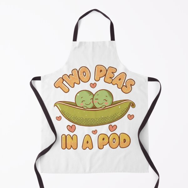 Item preview, Two Peas in a Pod – Cute Kawaii Couple Design designed and sold by Tomasz Siennicki.