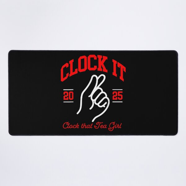Item preview, Clock It Clock That Tea Girl Funny Meme 2025 Sports Hand Sign designed and sold by HuserPiri.