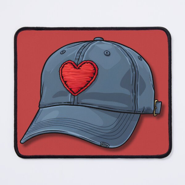 Item preview, A COMIC HAT WITH A RED HEART designed and sold by infinitearte.