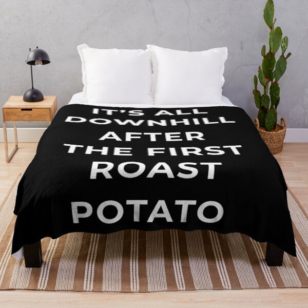 Item preview, British Phrase All Downhill After The First Roast Potato Premium Tri-Blend designed and sold by Pavlovi.
