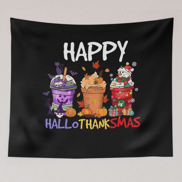 Item preview, Christmas Vintage Tree Happy Hallothanksmas 2025 Merry designed and sold by JamieFmorriSS.