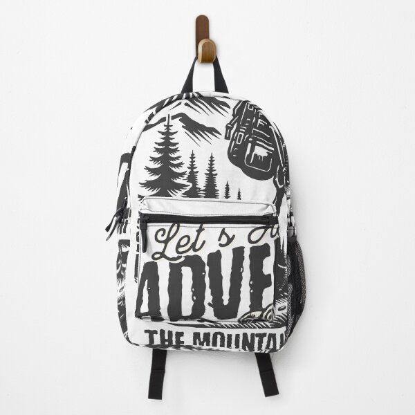 Item preview, The Mountains Are Calling – Skeleton Hiking Adventure | Vintage Outdoor Explorer Design designed and sold by Graphic Botique.