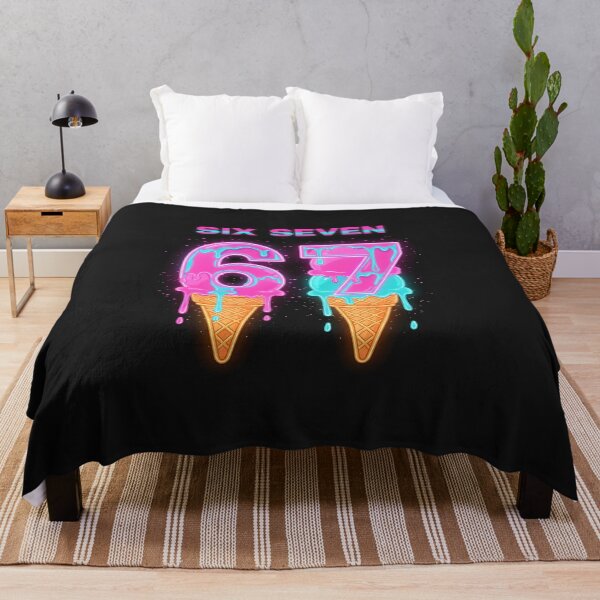 Item preview, 67 Ice Cream Drip Number Baseball Lifestyle Sports Cone designed and sold by diyoor.