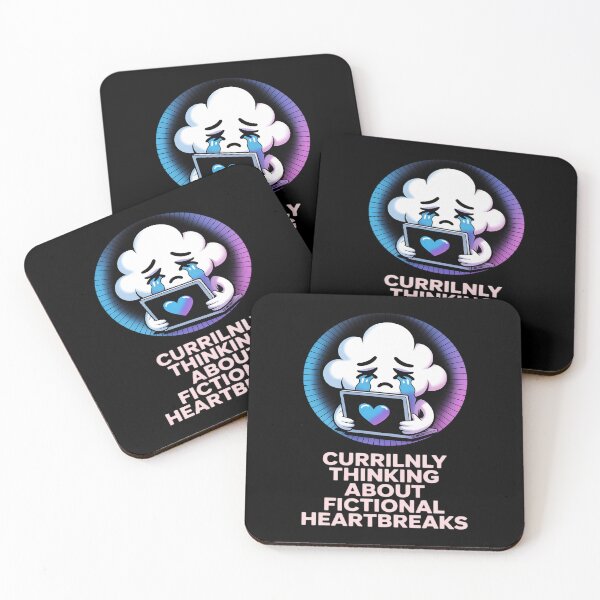 Item preview, Currently Thinking About Fictional Heartbreaks designed and sold by petrichorsworld.