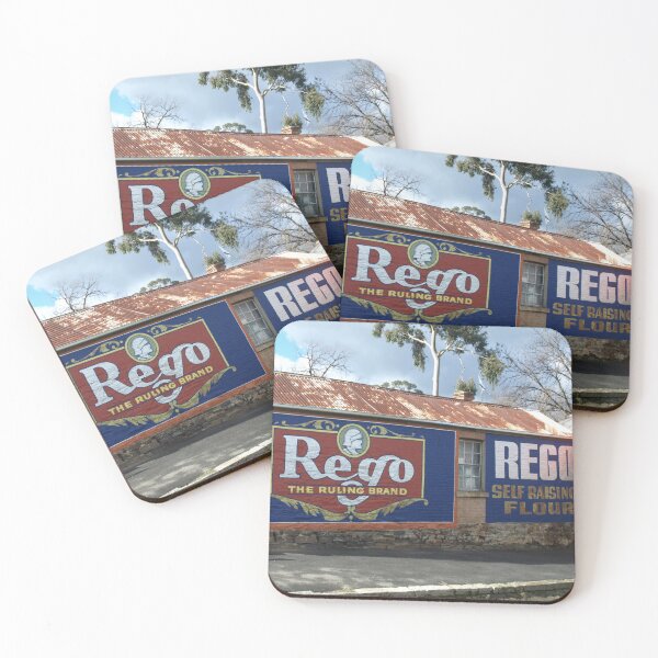 Item preview, Freshly Painted Rego Flour Brand Advertising in Maldon, Victoria designed and sold by SculleryDaysVtg.