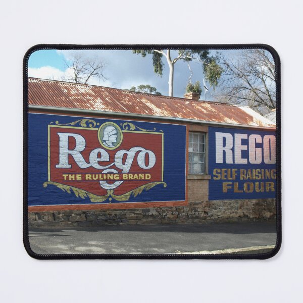 Item preview, Freshly Painted Rego Flour Brand Advertising in Maldon, Victoria designed and sold by SculleryDaysVtg.