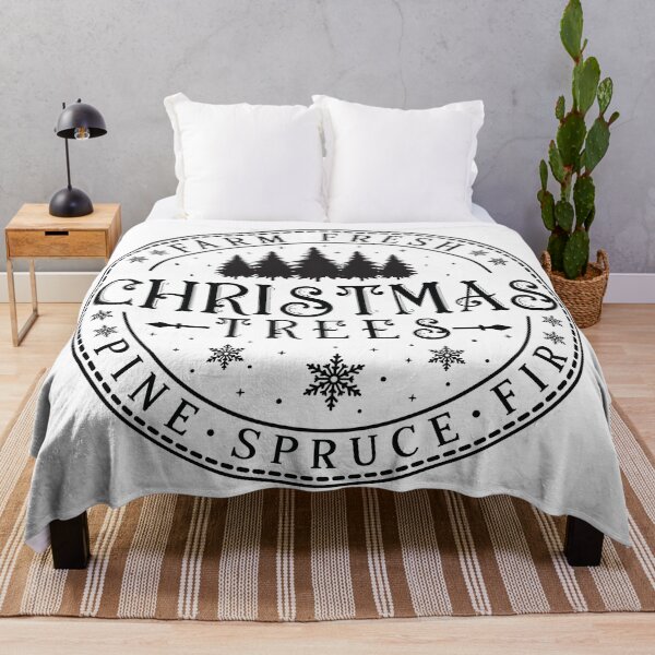 Item preview, Rustic Farmhouse Christmas Tree Vintage Black & White Holiday Gift Sticker Design designed and sold by insiyah7253.