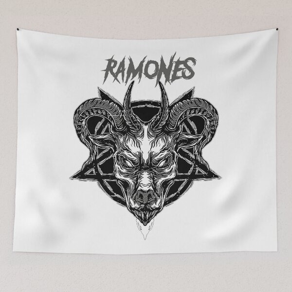 Item preview, Ramones Demon Goat Heavy Metal Symbol designed and sold by Haikyuu269.