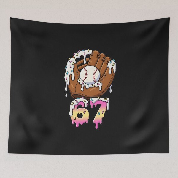 Item preview, 67 Meme Slang Baseball Glove Tee Drip Ice Cream Six Seven 6 7  designed and sold by diyoor.