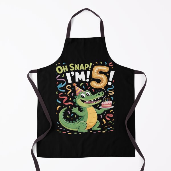 Item preview, Cute 5 Year Old Alligator Birthday Oh Snap I'm 5 Crocodile designed and sold by petrichorsworld.