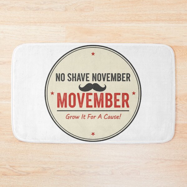 Item preview, Movember Minimalist Mustache - No Shave November Awareness Tee designed and sold by Wear Sculpt.