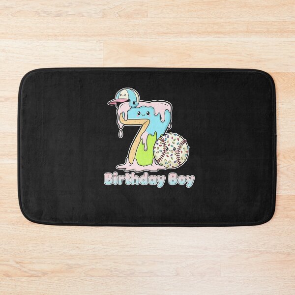 Item preview, Baseball 7 Year Old Ice Cream Drip 7th Birthday Boy Number 7 designed and sold by diyoor.