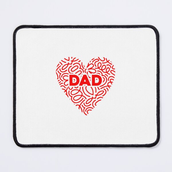 Item preview, Heart Design "DAD" designed and sold by Herenkou.