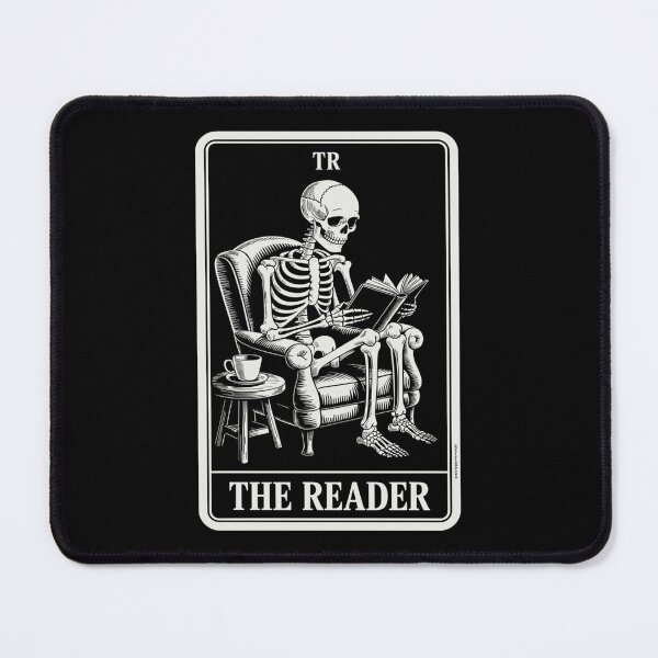 Item preview, The Reader Tarot Card Book Lover Skeleton Reading Funny Book designed and sold by Pavlovi.
