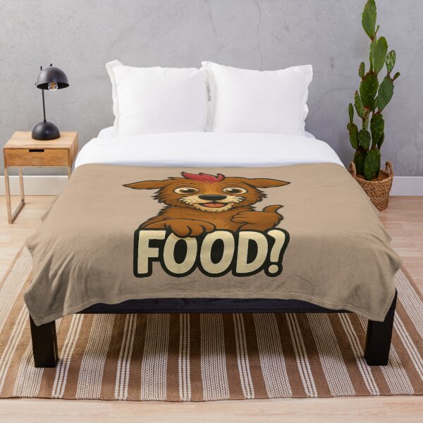 Artikelvorschau, Scruffy Dog Asking “Food?” – Funny Cute Cartoon Pup Design entworfen und verkauft von HelpHaha.