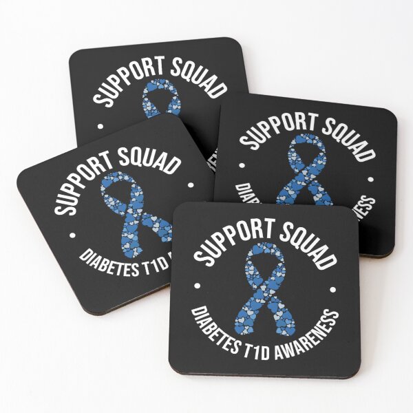 Item preview, in and blue, this help moral support, the the show information, share assistance, provide patients color of under They managing T1D, disease. symbol to unite designed and sold by Rackaam777Art.