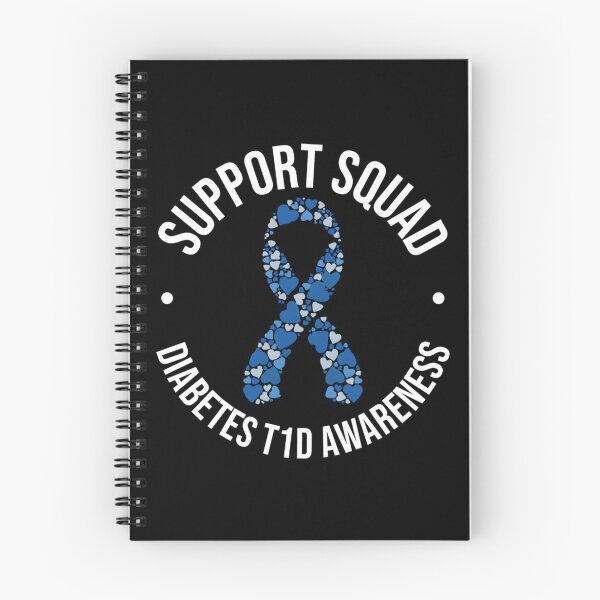 Item preview, in and blue, this help moral support, the the show information, share assistance, provide patients color of under They managing T1D, disease. symbol to unite designed and sold by Rackaam777Art.