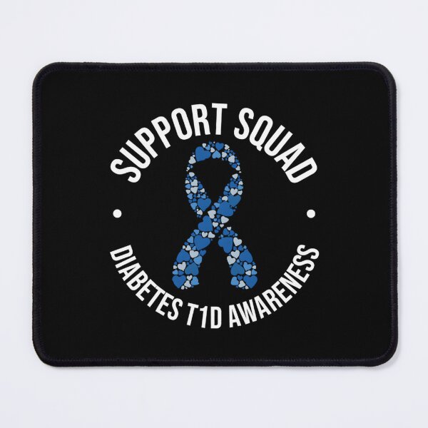 Item preview, in and blue, this help moral support, the the show information, share assistance, provide patients color of under They managing T1D, disease. symbol to unite designed and sold by Rackaam777Art.