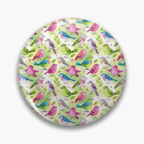 Item preview, Colorful Garden Birds Pattern designed and sold by Lamarcy.