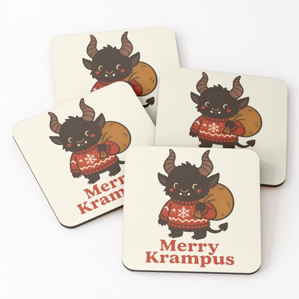 Item preview, Merry Krampus — Cute Holiday Monster Design designed and sold by Ombrya.